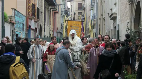 Domingo de Ramos en Pamplona.