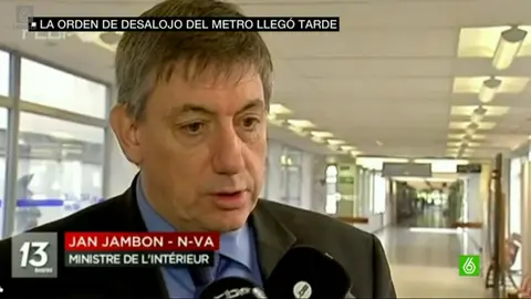 Jan Jambon, Ministro de Interior Belga.