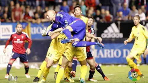 Osasuna perdió ante el Girona en la primera vuelta (0-1).