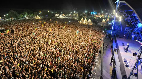 Damian Marley en el Rototom en 2014.