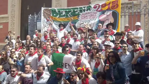 Peña Oberena en Sevilla.