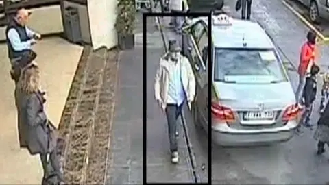 Difunden imágenes del 'terrorista del sombrero' regresando a pie a Bruselas.