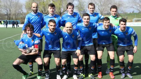 Alineación de la Peña Sport en Valladolid. twitter