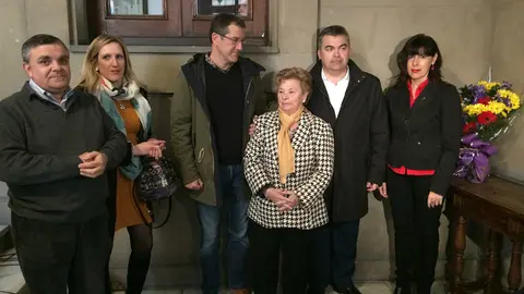 Homenaje al fundador del PSN de Pamplona y al resto de concejales y funcionarios fusilados.