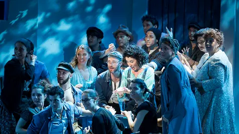 'Mamma Mia!' llega al escenario de Baluarte, con la artista Nina como protagonista. PABLO LASAOSA 4