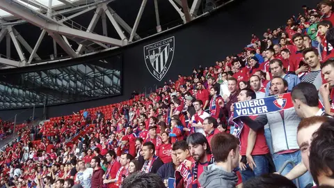 Ambiente previo al partido entre el Bilbao Ath. y Osasuna. (Pablo Lasaosa) (6)