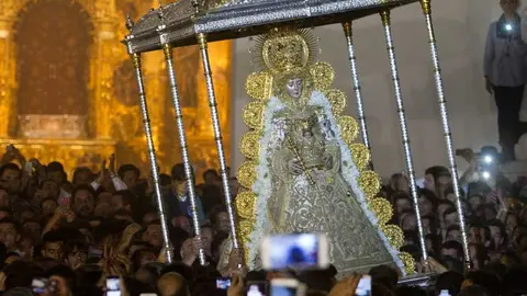 Procesión de la Virgen del Rocío.