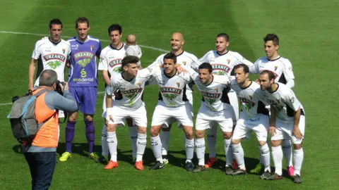 Alineación del Tudelano. Foto web CD Tudelano.