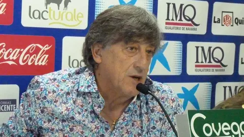 Martín en rueda de prensa.