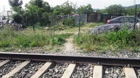 Punto donde se ha producido el accidente, cercano a unas huertas y al lado del polígono Agustinos (2)