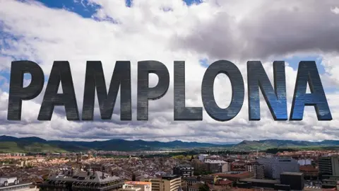 Imagen del timelapse de Pamplona