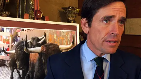 Eduardo Dávila Miura, en Pamplona, tras anunciar que regresa a los ruedos el 14 de julio con toros de Miura