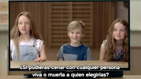 'Si tuvieras la posibilidad de elegir con qué persona cenar, ¿a quién elegirías', la respuesta de estos niños se vuelve viral.