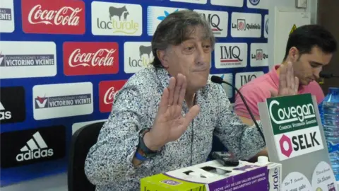Martín en rueda de prensa.