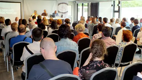 Presentación del libro La voluntad del Gudari de Gaizka Fernández en Pamplona. S. REDíN (2)