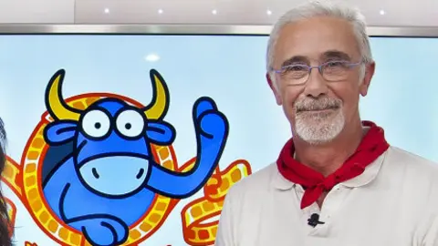 Javier Solano, periodista de TVE y comentarista del encierro