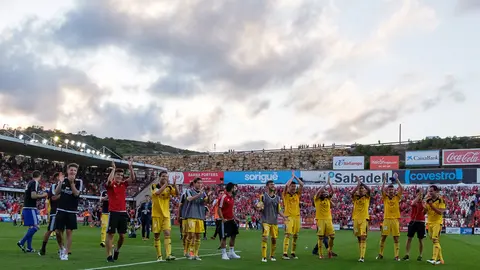 Partido de vuelta del Play-off entre Osasuna y Nastic disputadi en el Nou Estadi de Tarragona  (04). IÑIGO ALZUGARAY
