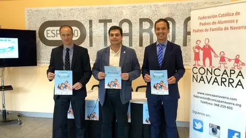 Presentación de la 34º Fiesta de la Familia Patxi Biurrun, Pedro Bailey Gerardo Echavarren.
