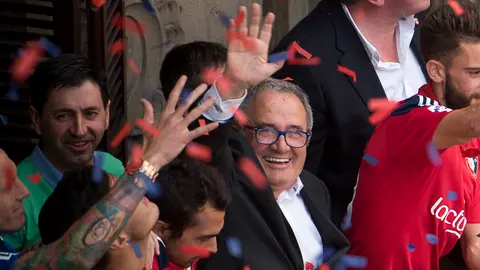 Luis Sabalza, Presidente del Club Atlético Osasuna. PABLO LASAOSA 02