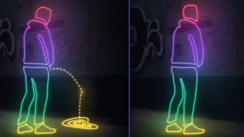 Producto que repele la orina en la vía pública. 