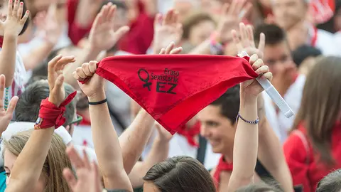 Marcha ciudadana contra las agresiones sexistas en Pamplo celebrada en Sanfermines DANIEL FERNÁND (10)
