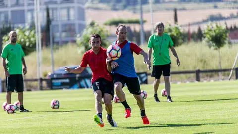 Entrenamiento de Osasuna en Tajonar (8). IÑIGO ALZUGARAY