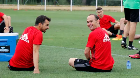 Última sesión de entrenamiento de Osasuna en Rota. Fotos cedidas por Osasuna (6)