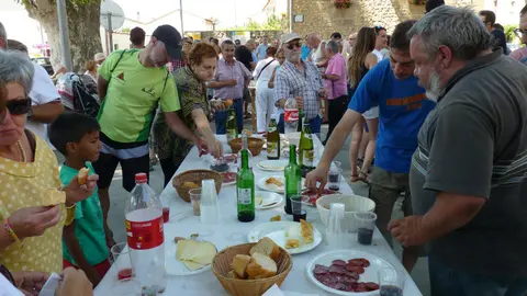 Aperitivo popular en Murieta.