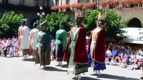 Despedida de los Gigantes de Tafalla.