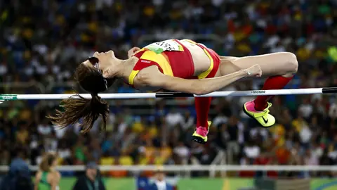 Ruth Beitia, Oro en salto de altura (Efe).