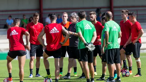Entrenamiento de Osasuna en las instalaciones de Tajonar (11). IÑIGO ALZUGARAY