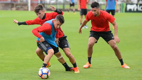 Entrenamiento de Osasuna en Tajonar. PABLO LASAOSA