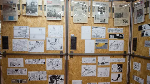 Presentación e inauguración de la exposición _Tirabirak_Tiras que aflojan. Nuestro pasado a tiras_. PABLO LASAOSA03