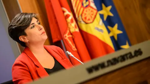 María Solana, portavoz del Gobierno de Navarra. PABLO LASAOSA05