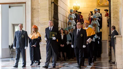 Acto de apertura oficial del curso académico 2016-2017 de la Universidad de Navarra. IÑIGO ALZUGARAY