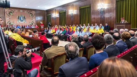 Acto de apertura oficial del curso académico 2016-2017 de la Universidad de Navarra. IÑIGO ALZUGARAY