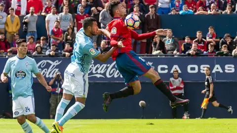 Partido entre Osasuna y Celta (0-0) correspondiente a la cuarta jornada de La Liga Santander disputado en el estadio de El Sadar (20). IÑIGO ALZUGARAY