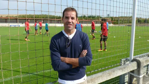 Iván Rosado en las instalaciones de Tajonar.