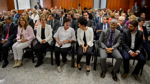 Acto de apertura del año judicial 2016-2017, con presencia de la presidenta del Gobierno de Navarra, Uxue Barkos, y del presidente del TSJN, Joaquín Galve, entre  (6)