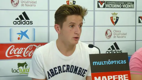 Miguel Olavide en rueda de prensa.