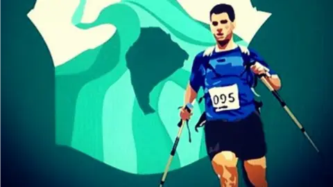 Cartel de la &#39;Juan Miguéliz Leyre Trail&#39;.