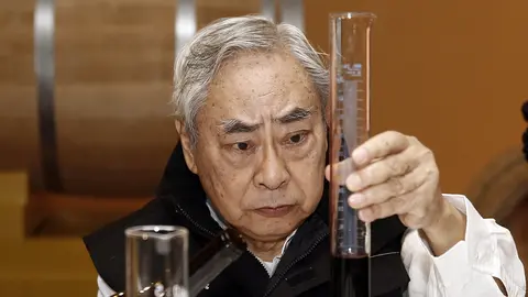 El equipo de The Real Master Chef, de la televisión pública china, celebra estos días en las Bodegas Otazu, en Echauri, su final por primera vez en España. EFE/Jesús Diges