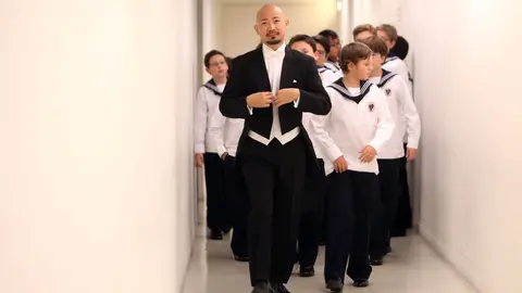 Los Niños cantores de Viena, dirigidos por el maestro Jimmy Chiang, han inaugurado la temporada de 2016 2017 en Baluarte. IÑAKI ZALDUA (1)