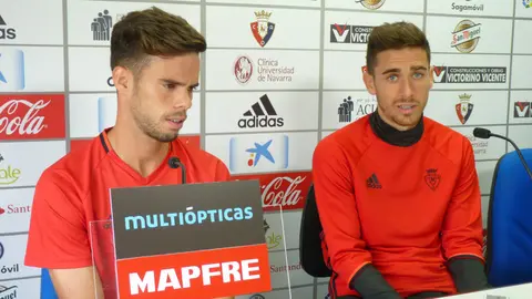 Miguel Díaz y Kike Barja en Tajonar.