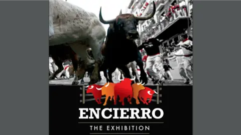 Cartel de la exposición Encierro, the exhibition. 