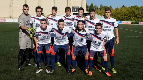 Equipo titular de la Mutilvera. PABLO LASAOSA 02