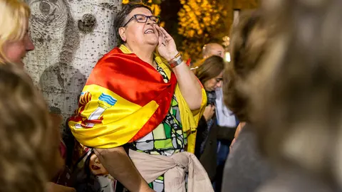 Concentración en Pamplona en solidaridad con la Guardia Civil tras la agresión a dos agentes y sus parejas en Alsasua(17). IÑIGO ALZUGARAY