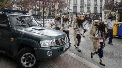 Manifestación en contra de la Guardia Civil en Alsasua. PABLO LASAOSA 10