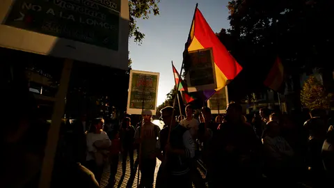 Manifestación en contra de la aplicación de la LOMCE y los recortes en educación. PABLO LASAOSA 08