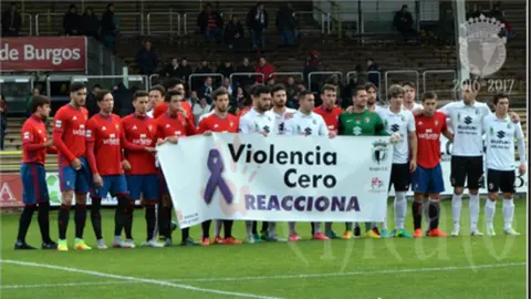 Partido Burgos CF - Osasuna b en el Plantío. Web Burgos CF.